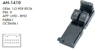 SOLCAM DÜĞME   OCTAVIA 1 (ÇİFTLİ)