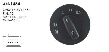 FAR AÇMA KAPAMA DÜĞME OCTAVIA 2