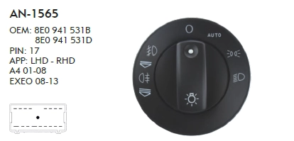 FAR AÇMA KAPAMA DÜĞME AUDI A4 2001-2008 AUTO