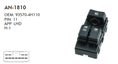 SOL CAM DÜĞME HYUNDAI H-1 11PIN