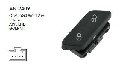 MERKEZİ KİLİT DÜĞME GOLF 7