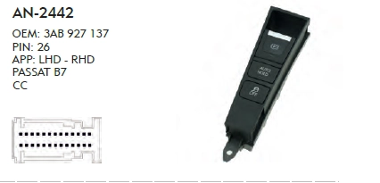ESP - EL FREN DÜĞME PASSAT B7