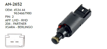 206 - 307 - PARTNER - C3 - C5 - BERLINGO FREN MÜŞÜRÜ