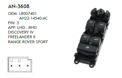 SOL CAM DÜĞME FREELANDER 2 -