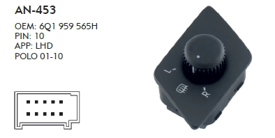 AYNA AYAR DÜĞME POLO 2002-2010  - 10 PIN