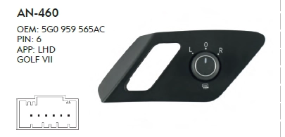 AYNA AYAR DÜĞME GOLF 7