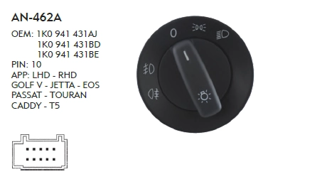 FAR AÇMA KAPAMA DÜĞME CADDY -ÇİFT SİSLİ