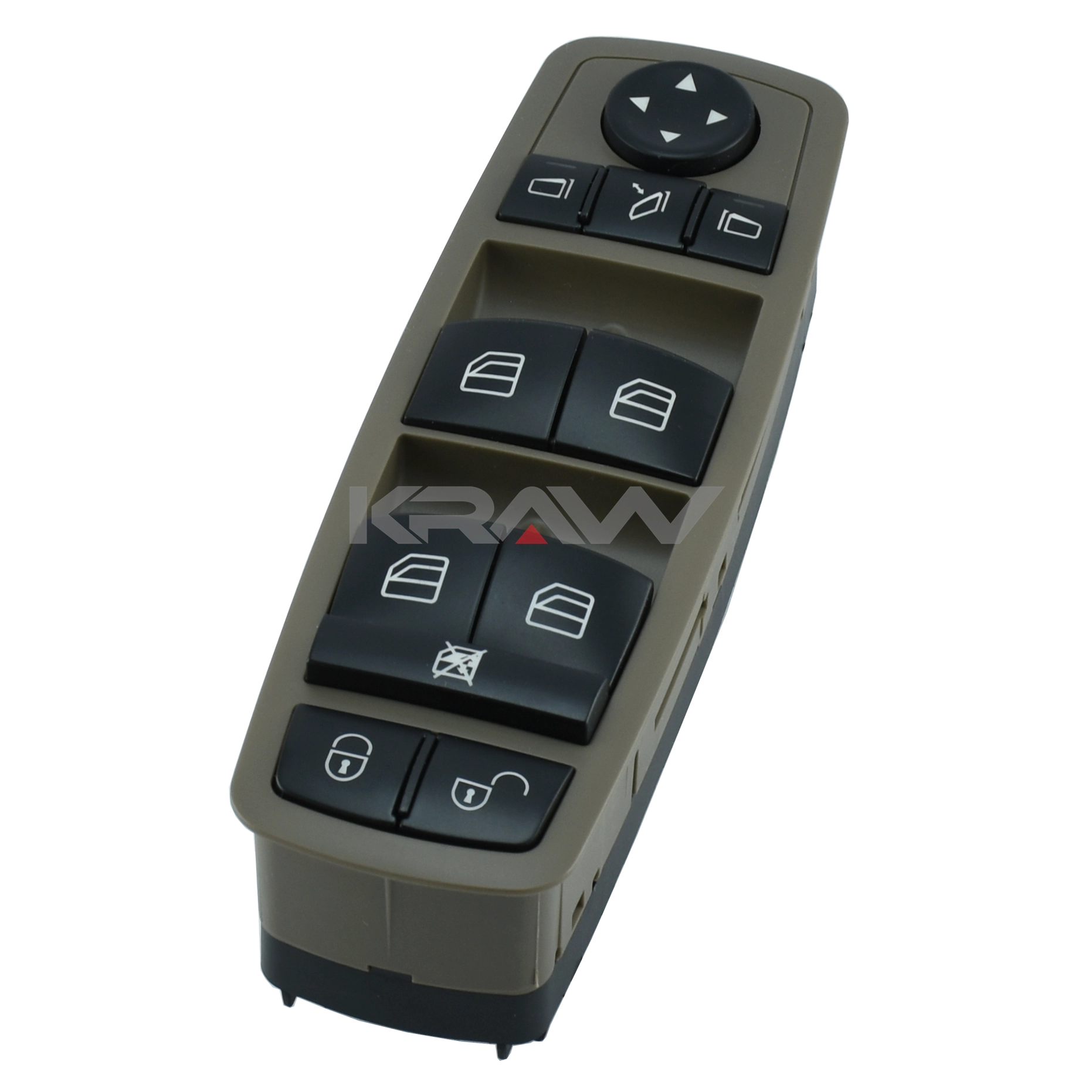 SOL CAM DÜĞME MERCEDES W169 - DÖRTLÜ - KAHVERENGİ