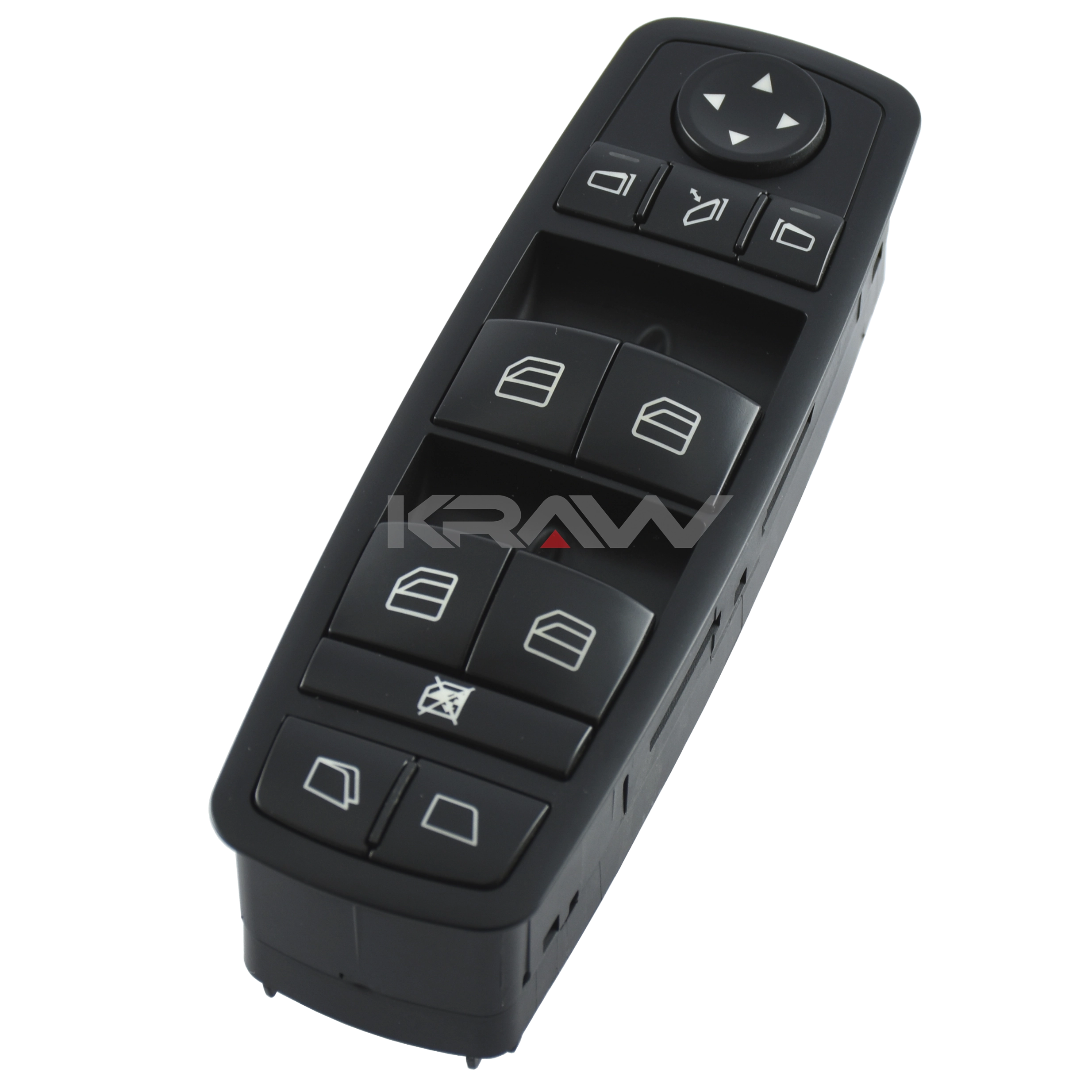 SOL CAM DÜĞME MERCEDES W251 - DÖRTLÜ - SİYAH RENK