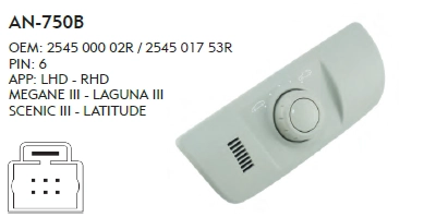 SUNROOF DÜĞME MEGANE 3 (TAKIM)