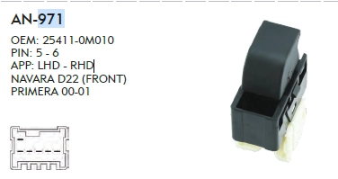 D22 SAĞ ÖN - PRIMERA 99-02 TEKLİ CAM ANAH.
