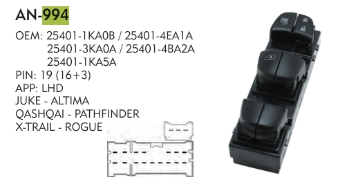 QASHQAI - JUKE - PATHFINDER - X-TRAIL - ALTIMA - SOL