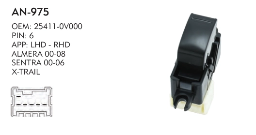 ALMERA 00-08  - SENTRA 00-06 - X-TRAIL CAM AN. TEKLİ